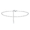 S925 Sterling Silver Geometric Anklet For Women