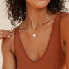 S925 Sterling Silver Geometric Baroque Freshwater Pearl Women's O Chain Necklace With Electroplating