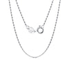 S925 Sterling Silver Geometric Box Chain Necklace Electroplated