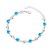 S925 Sterling Silver Geometric Bracelet For Women Simple Electroplated Chain Bracelet Gift