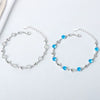 S925 Sterling Silver Geometric Bracelet For Women Simple Electroplated Chain Bracelet Gift