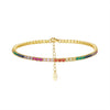 S925 Sterling Silver Geometric Bracelet With Zircon Electroplated For Women
