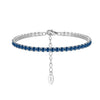 S925 Sterling Silver Geometric Bracelet With Zircon Electroplated For Women