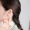 S925 Sterling Silver Geometric Chain Earrings Minimalist Style Delicate Drop Earrings For Women And Students
