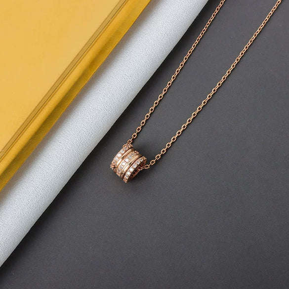 S925 Sterling Silver Geometric Clavicle Necklace For Women With Detachable Pendant Electroplated Cross Chain Short Necklace