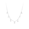 S925 Sterling Silver Geometric Cross Chain Necklace For Women With Electroplating
