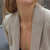 S925 Sterling Silver Geometric Cross Pendant Necklace With Copper Pendant And Snake Bone Chain Elegant Couple Jewelry