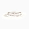 S925 Sterling Silver Geometric Cross Ring For Women Electroplated