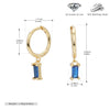 S925 Sterling Silver Geometric Ear Ring Simple Creative For Women