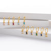 S925 Sterling Silver Geometric Ear Ring Simple Creative For Women