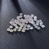 S925 Sterling Silver Geometric Earring Backs With Transparent Silicone Anti Allergy Ear Caps Simple Electroplated Earring Accessories