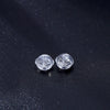 S925 Sterling Silver Geometric Earring Backs With Transparent Silicone Anti Allergy Ear Caps Simple Electroplated Earring Accessories