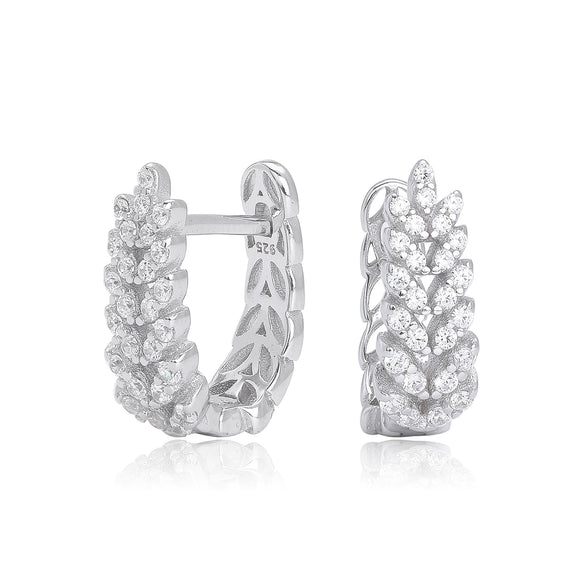 S925 Sterling Silver Geometric Earrings Electroplating Fashion Jewelry For Women