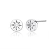 S925 Sterling Silver Geometric Eightpointed Star Electroplated Women's Earrings
