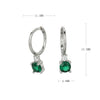 S925 Sterling Silver Geometric Electroplated Earrings For Women