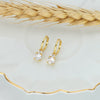 S925 Sterling Silver Geometric Electroplated Earrings For Women