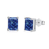 S925 Sterling Silver Geometric Fashion Electroplated Earrings