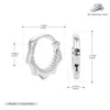 S925 Sterling Silver Geometric Fashion Minimalist Style Electroplated Women's Earrings