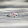 S925 Sterling Silver Geometric Herringbone Water Drop Ring For Women Electroplated
