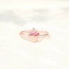S925 Sterling Silver Geometric Ice Cream Cone Ring For Women Electroplated