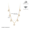S925 Sterling Silver Geometric Inlaid Zircon Ochain Women's Clavicle Necklace