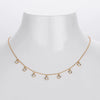 S925 Sterling Silver Geometric Inlaid Zircon Ochain Women's Clavicle Necklace