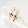 S925 Sterling Silver Geometric Light Luxury Fashion Earrings
