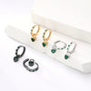 S925 Sterling Silver Geometric Love Earrings