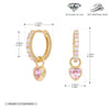 S925 Sterling Silver Geometric Love Earrings