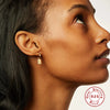 S925 Sterling Silver Geometric Mans Star All Match Earrings With Ear Buckle Elegant And Fashionable Light Luxury Ins Style Zirconia Designed