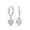 S925 Sterling Silver Geometric Microinlaid Zircon Earrings Fashion Highend Niche Design Women's Jewelry