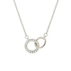 S925 Sterling Silver Geometric Ochain Women's Necklace With Electroplating