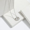 S925 Sterling Silver Geometric Ochain Women's Necklace With Electroplating