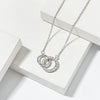 S925 Sterling Silver Geometric Ochain Women's Necklace With Electroplating