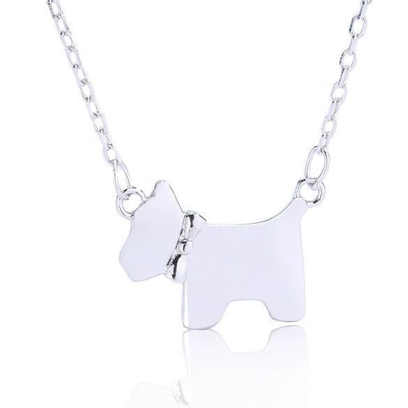 S925 Sterling Silver Geometric Pendant Necklace Elegant Minimalist Electroplated Collarbone Chain Jewelry