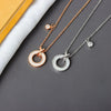 S925 Sterling Silver Geometric Pendant Necklace With Cross Chain Electroplated Clavicle Chain For Women Silver Inlaid Mixed Gem Jewelry Gift