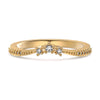 S925 Sterling Silver Geometric Plain Couple Ring Electroplated