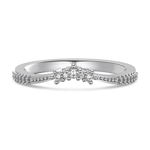S925 Sterling Silver Geometric Plain Couple Ring Electroplated
