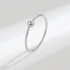 S925 Sterling Silver Geometric Rotating Anxiety Ring For Women