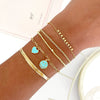 S925 Sterling Silver Geometric Simple Electroplated Bracelet For Women