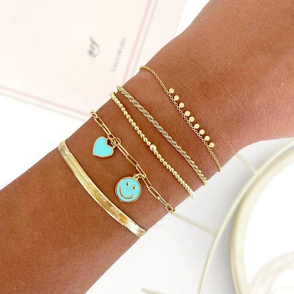 S925 Sterling Silver Geometric Simple Electroplated Bracelet For Women