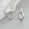 S925 Sterling Silver Geometric Snake Earrings With Electroplated Finish Fashion Statement Earrings