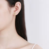 S925 Sterling Silver Geometric Snake Earrings With Electroplated Finish Fashion Statement Earrings