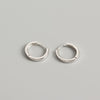 S925 Sterling Silver Geometric Unisex Earrings And Ear Buckles With Electroplating