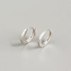 S925 Sterling Silver Geometric Unisex Earrings And Ear Buckles With Electroplating