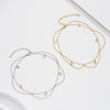 S925 Sterling Silver Geometric Women's Anklet