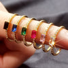 S925 Sterling Silver Geometric Zirconium Electroplated Ring For Women
