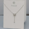 S925 Sterling Silver H Letter Tassel Necklace Simple Light Luxury Clavicle Chain For Women