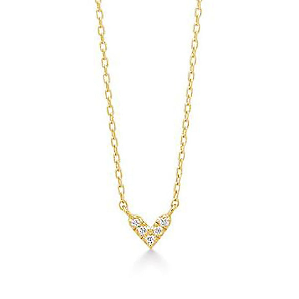 S925 Sterling Silver Heart Pendant Necklace With Diamonds And Letters Numbers Text Pattern 14K Gold Plated For Women