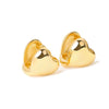 S925 Sterling Silver Heart Shape Stud Earrings Minimalist Niche Design Elegant Fashion Earrings For Women